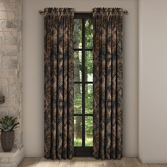 Queen Street Benson Rod Pocket Room Darkening Set of 2 Curtain Panel