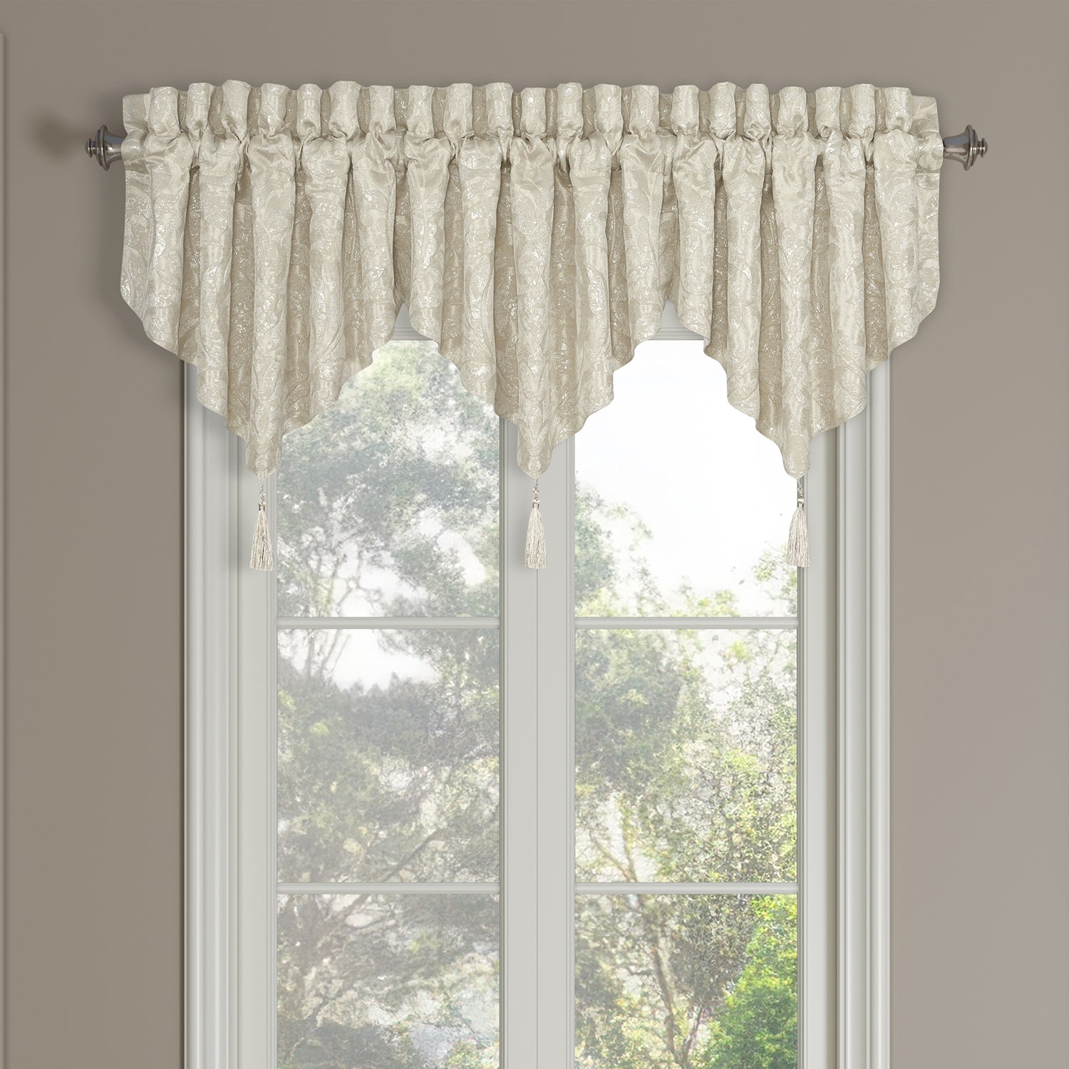Queen Street Coralie Rod Pocket Ascot Valance