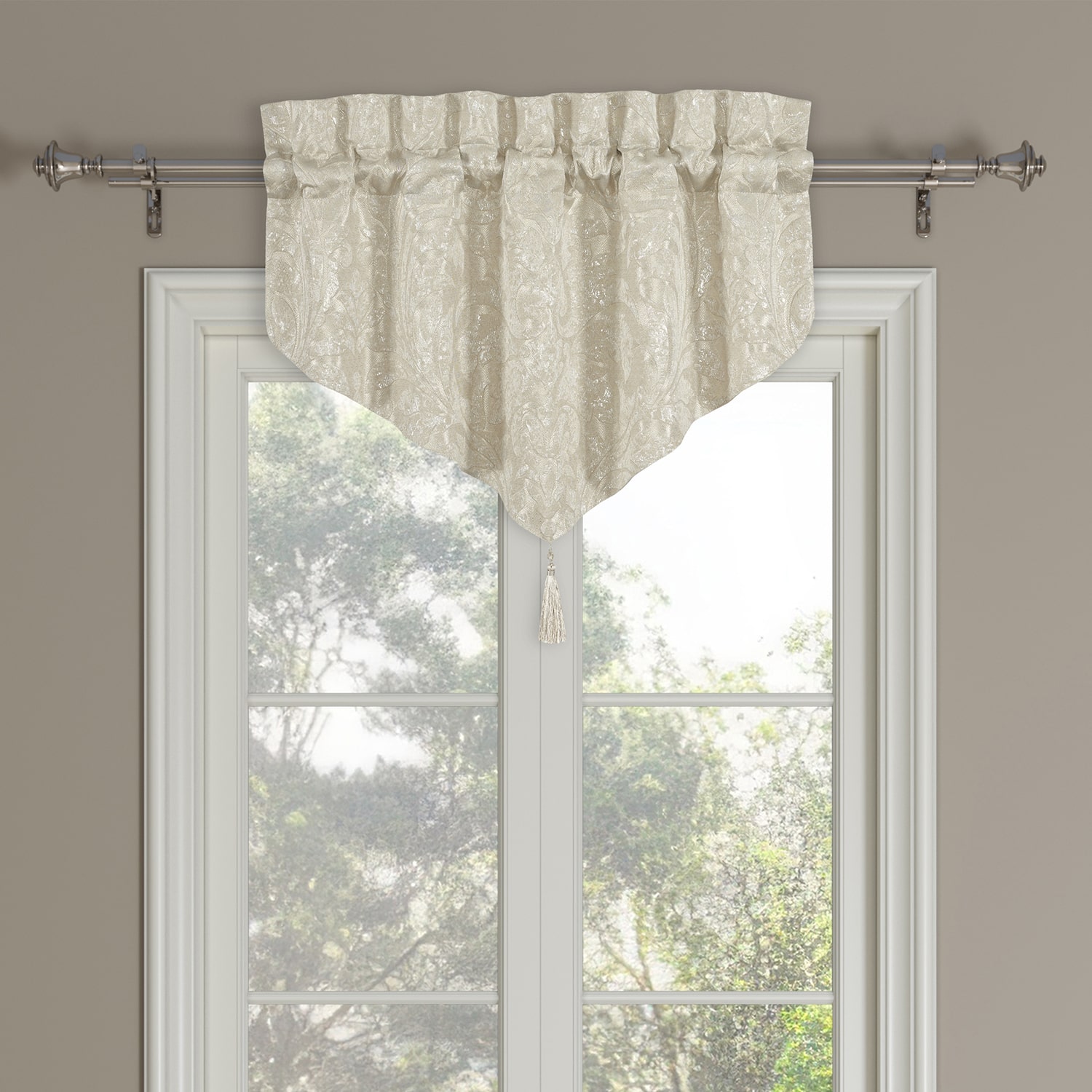 Queen Street Coralie Rod Pocket Ascot Valance