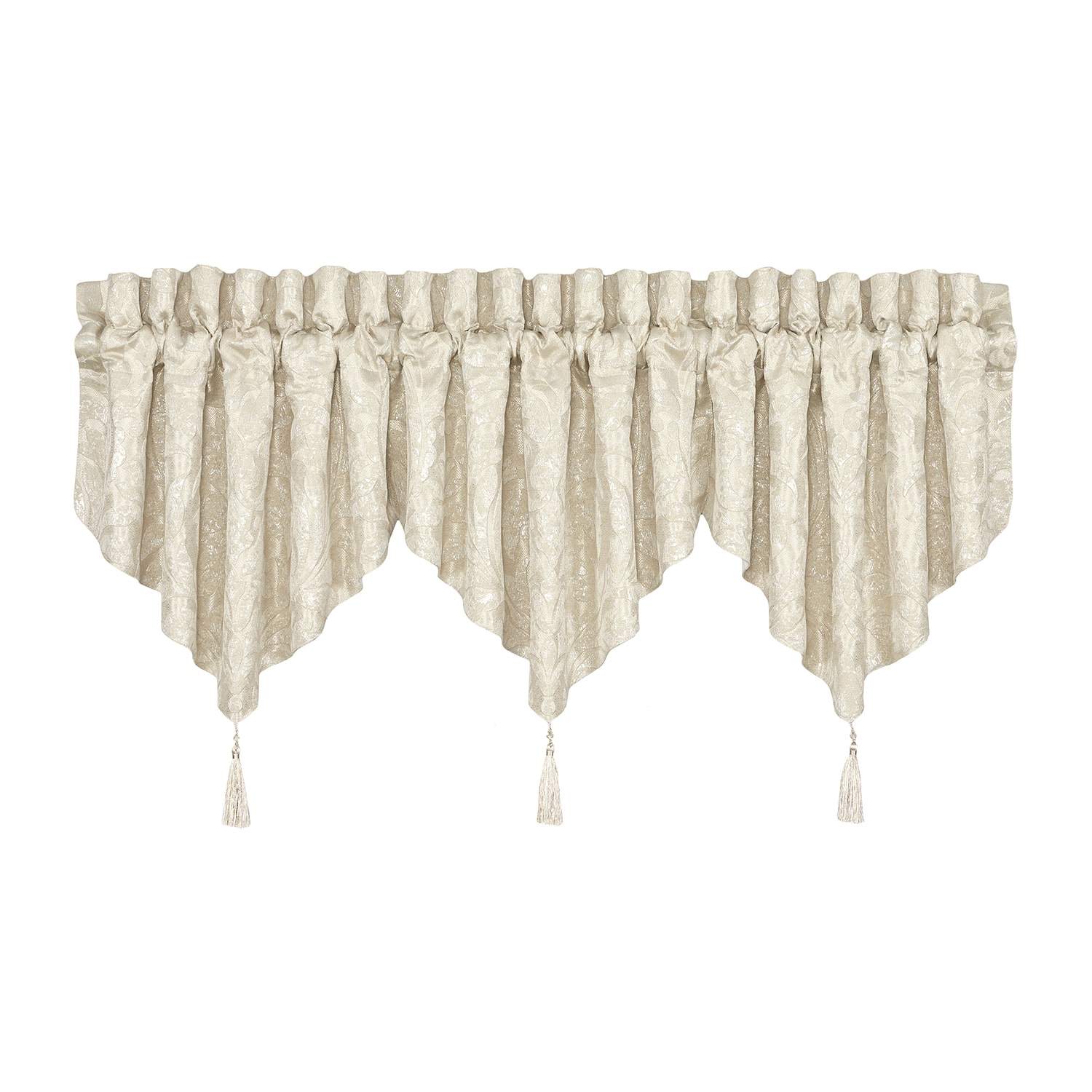 Queen Street Coralie Rod Pocket Ascot Valance