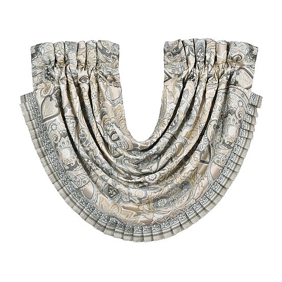 Queen Street Annalise Rod Pocket Waterfall Valance