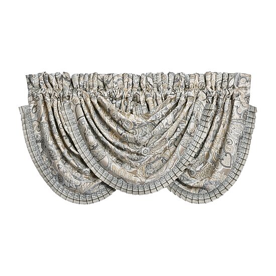 Queen Street Annalise Rod Pocket Waterfall Valance