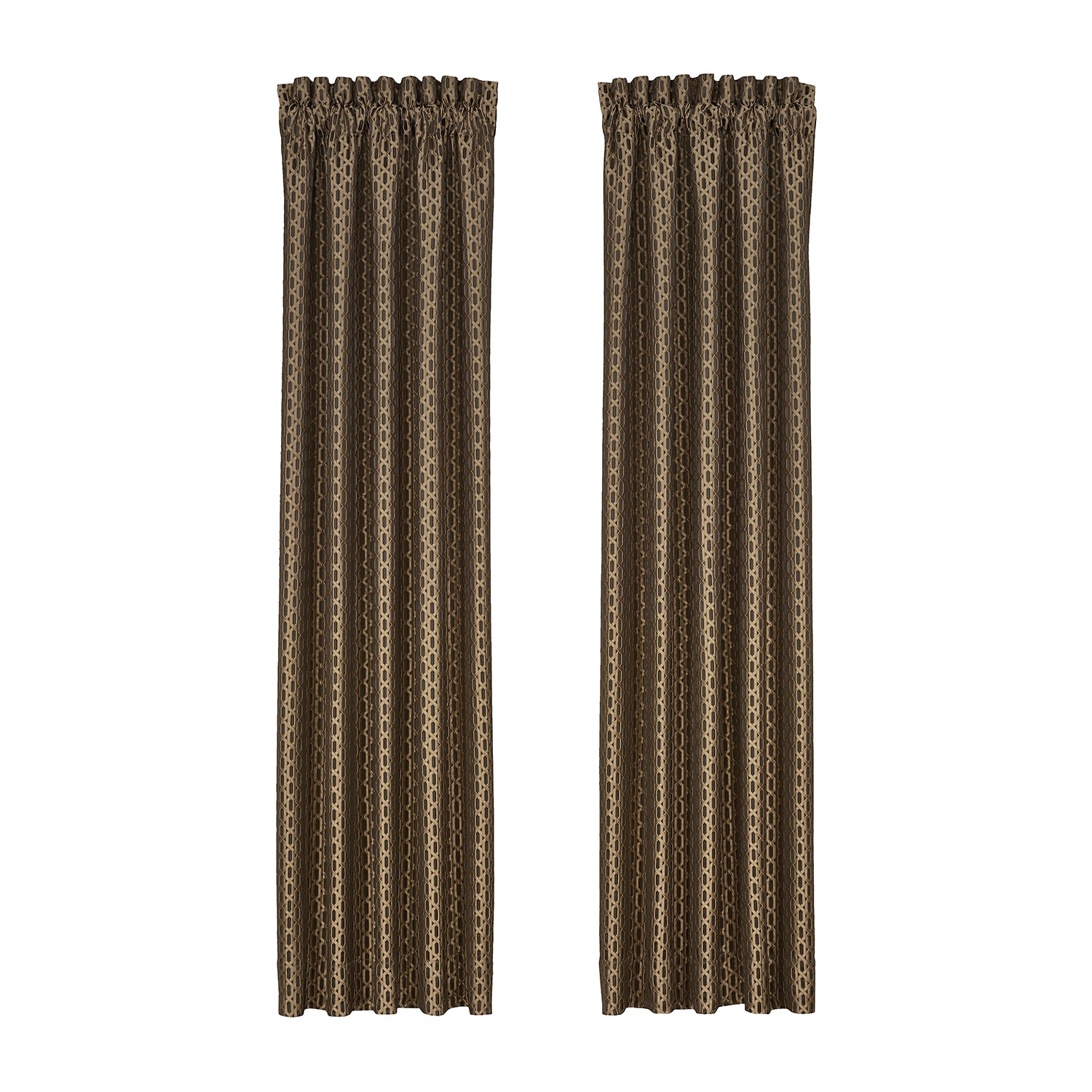 Queen Street Melbourne Rod Pocket Room Darkening Set of 2 Curtain Panel