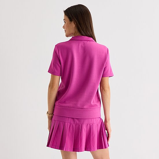 St. John's Bay Womens Short Sleeve Polo Shirt