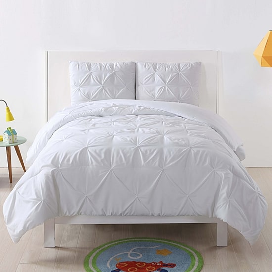 My World Pleated Reversible Duvet Set