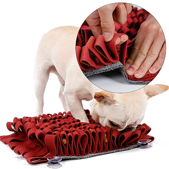 Pet Life Sniffer Grip Interactive Anti-Skid Suction Snuffle Dog Feeding Mat