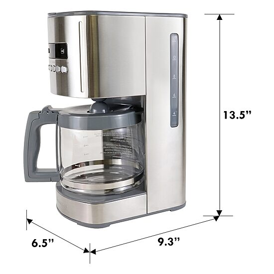 Kenmore® Programmable 12-cup Coffee Maker - Stainless Steel
