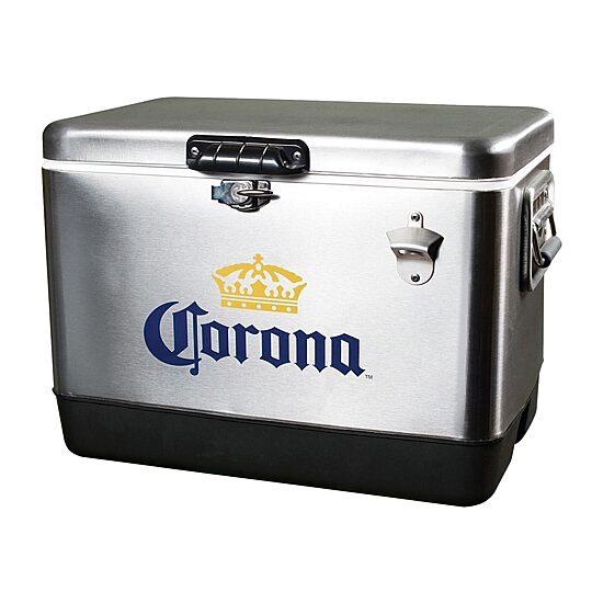Corona Ice Chest Cooler with Bottle Opener- 51L (54 qt)- 85 Cans