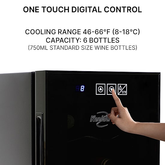 Koolatron 6 Bottle Thermoelectric Wine Cooler