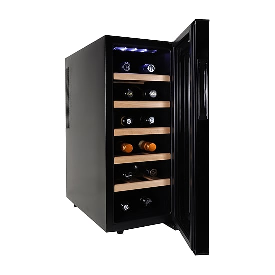 Koolatron 12 Bottle Deluxe Wine Cooler Freestanding Wine Fridge