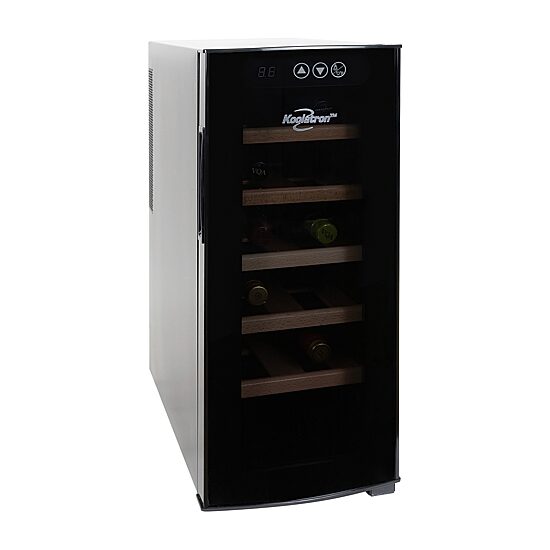 Koolatron 12 Bottle Deluxe Wine Cooler Freestanding Wine Fridge