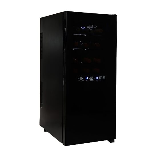 Koolatron 24 Bottle Dual Zone Wine Cooler Freestanding Wine Fridge