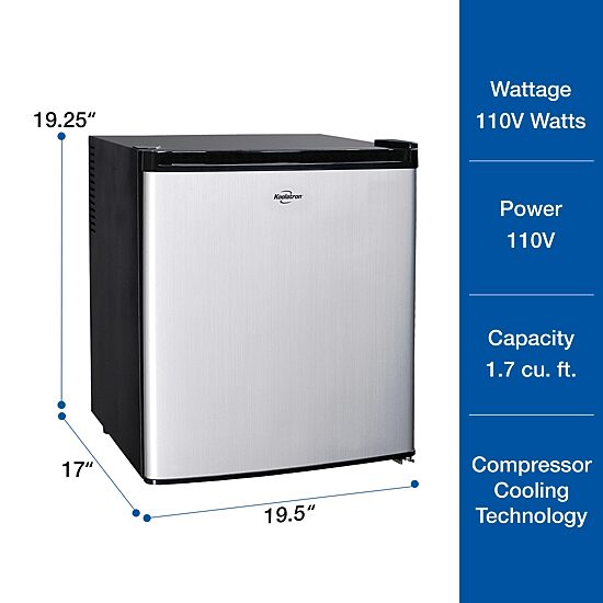 Koolatron Super Kool Portable Fridge, 1.7 Cu Ft