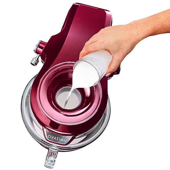 Kenmore Elite Ovation 5 qt Stand Mixer with Pour-In Top- 500W- Red