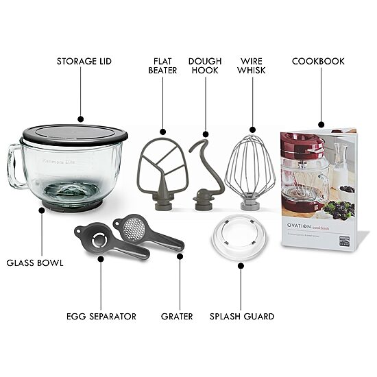 Kenmore Elite Ovation 5 Qt Stand Mixer, 500W