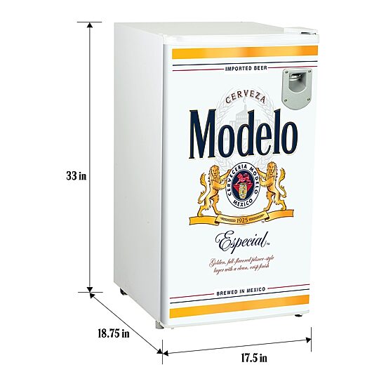 Modelo Compact Fridge with Bottle Opener- 90 L/ 95 Qt 3.2 Cu Ft