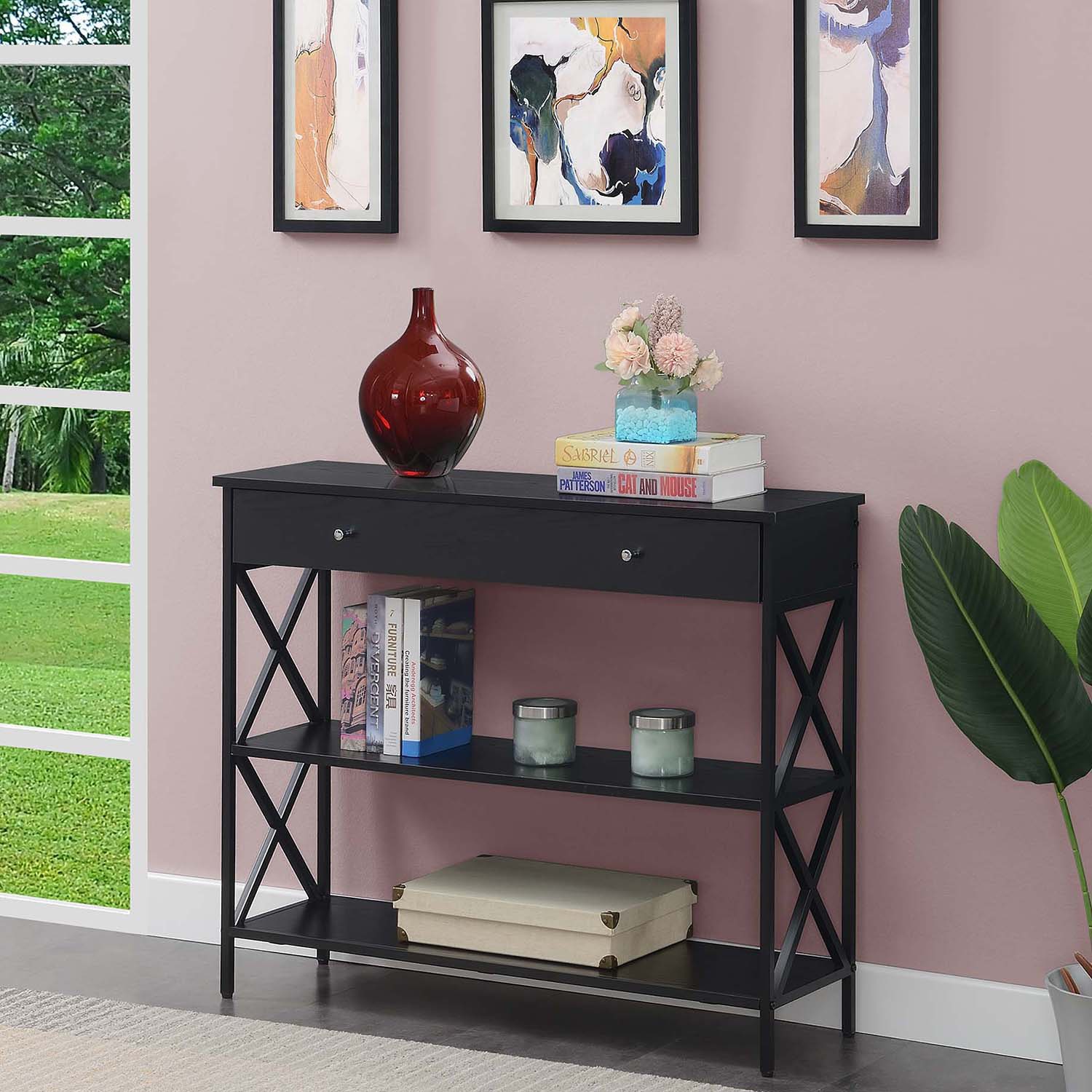 Convenience Concepts Tucson 1-Drawer Console Table