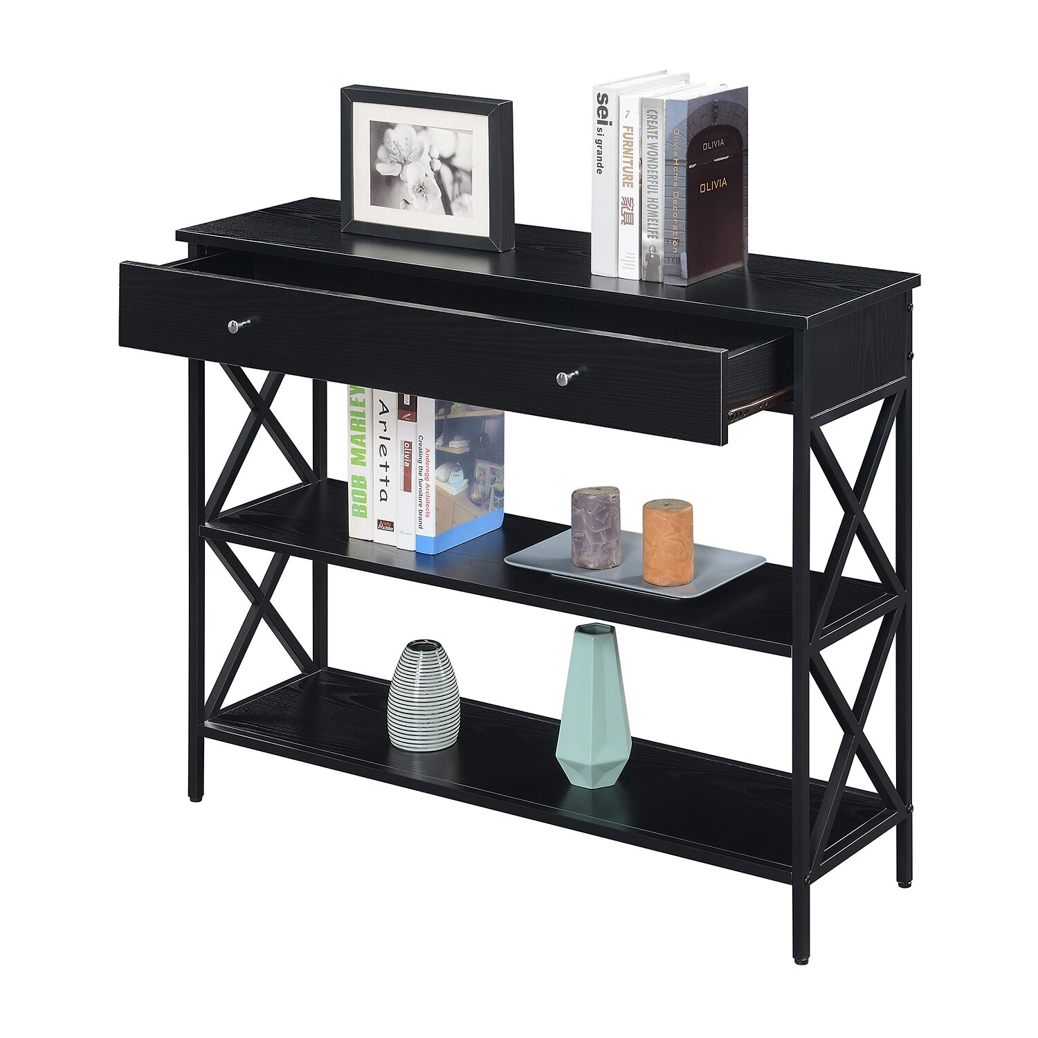 Convenience Concepts Tucson 1-Drawer Console Table