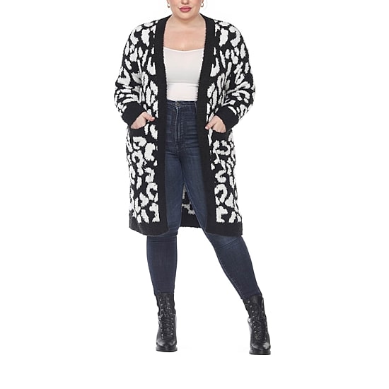 White Mark Womens Plus Midweight Coat
