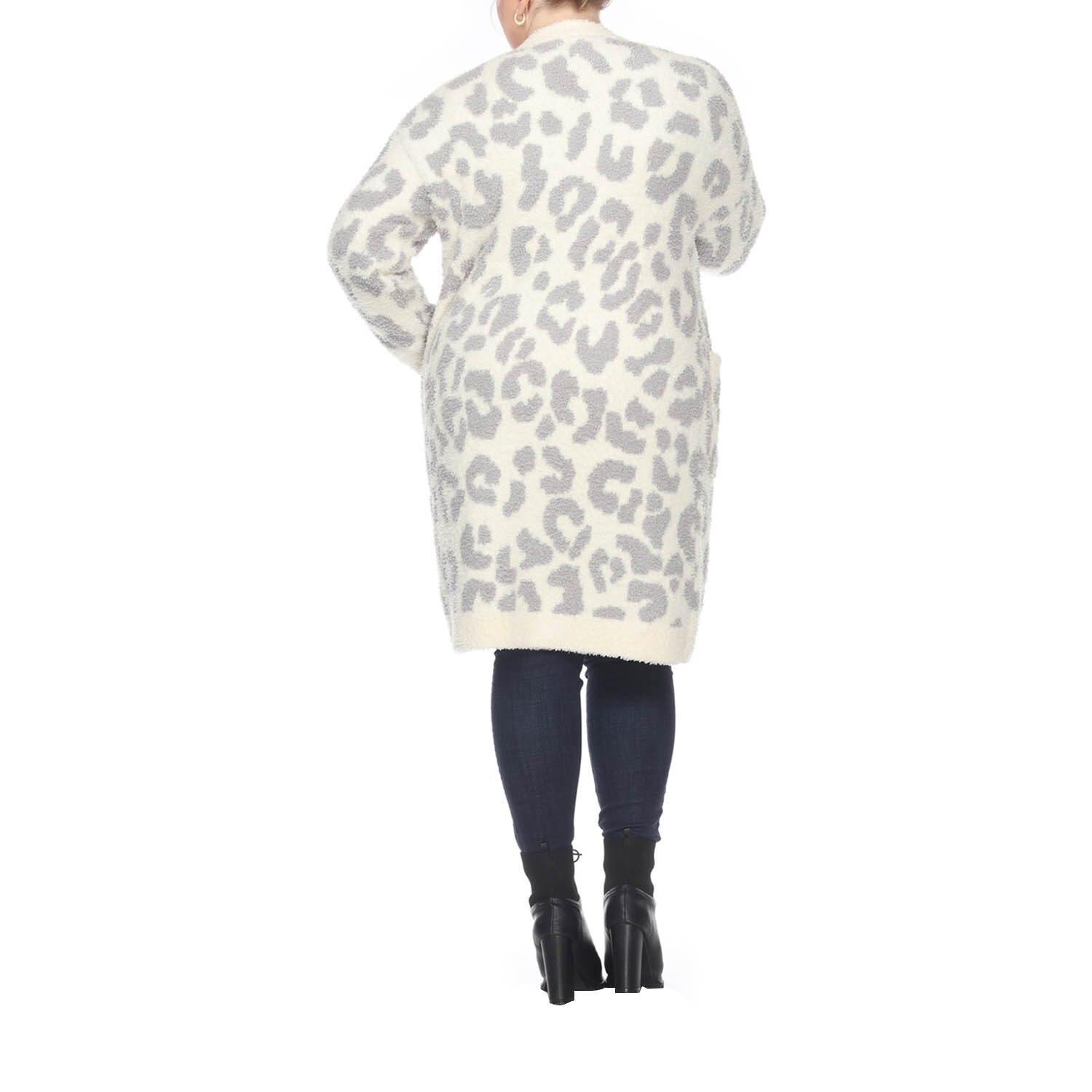 White Mark Womens Plus Midweight Coat