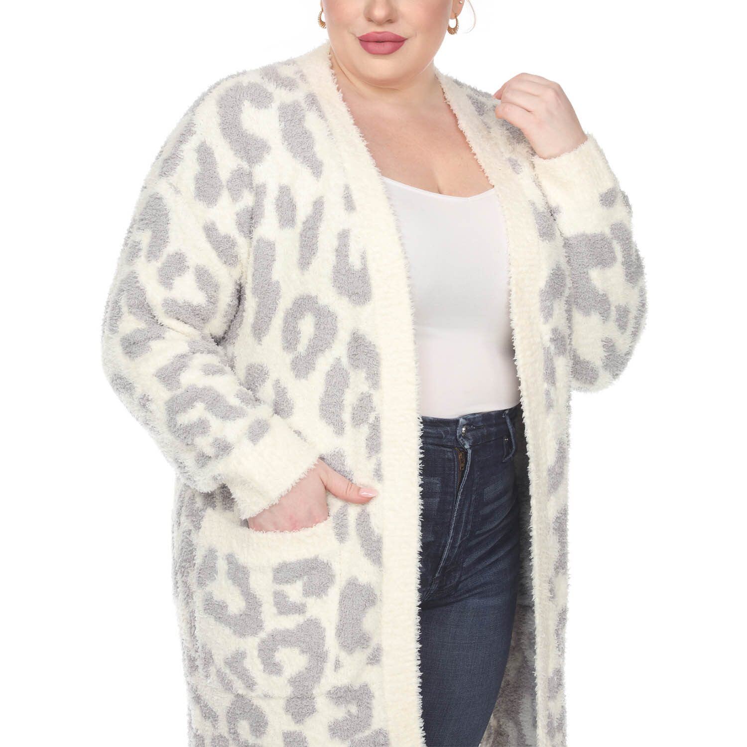 White Mark Womens Plus Midweight Coat