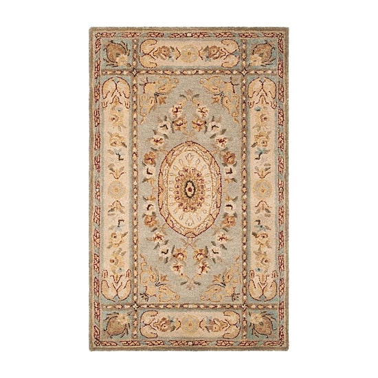 Safavieh Courtney Floral Hand Tufted Wool Indoor Rectangular Accent Rug