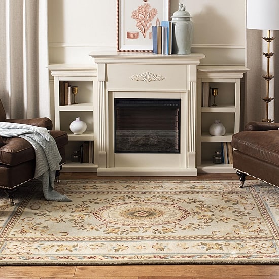 Safavieh Courtney Floral Hand Tufted Wool Indoor Rectangular Accent Rug