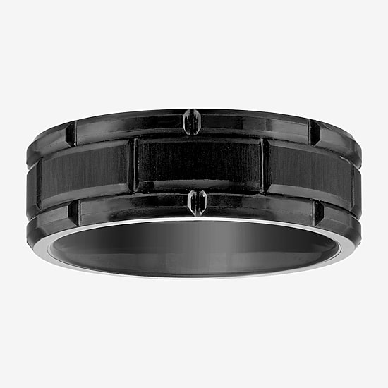 Mens 8MM Tungsten Band