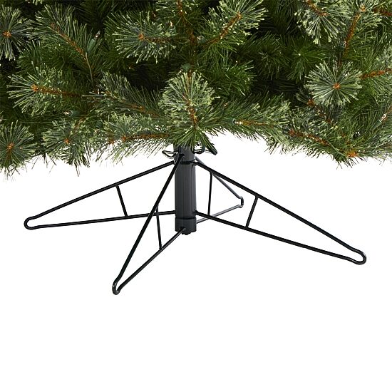 Nearly Natural Cashmere Slim Faux 9 Foot Pre-Lit Christmas Tree
