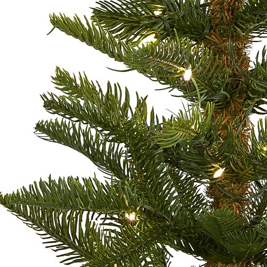 Nearly Natural Alfaux 5 Foot Pre-Lit Christmas Tree