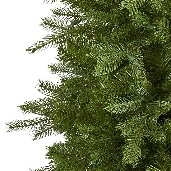 Nearly Natural Vienna Faux 6 Foot Pre-Lit Fir Christmas Tree
