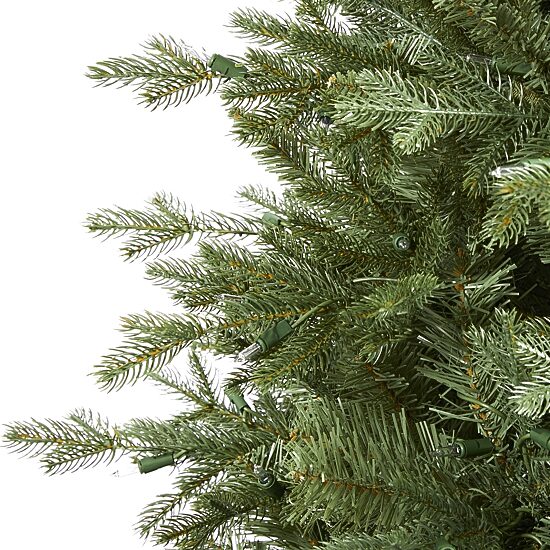 Nearly Natural New Hampshire Faux 5 Foot Pre-Lit Spruce Christmas Tree