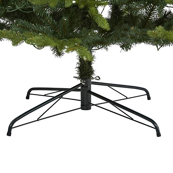 Nearly Natural Belgium Look Faux 9 Foot Pre-Lit Fir Christmas Tree