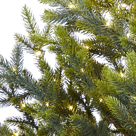 Nearly Natural Fraser 200 5 Foot Pre-Lit Fir Christmas Tree