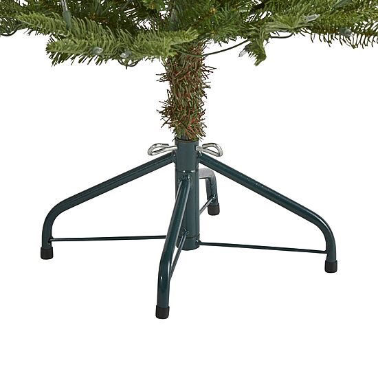 Nearly Natural Layered 4 Foot Pre-Lit Spruce Christmas Tree