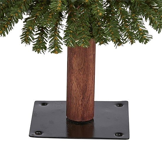 Nearly Natural Grand 3 Foot Pre-Lit Christmas Tree