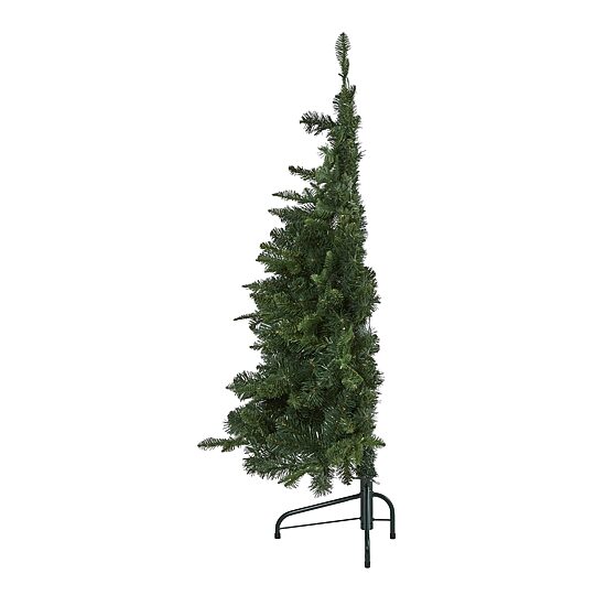Nearly Natural Flat Back 4 Foot Pre-Lit Spruce Christmas Tree