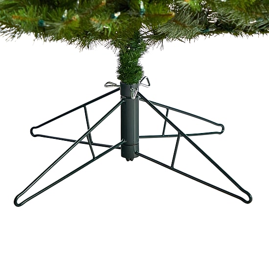 Nearly Natural Green Faux 9 Foot Pre-Lit Spruce Christmas Tree