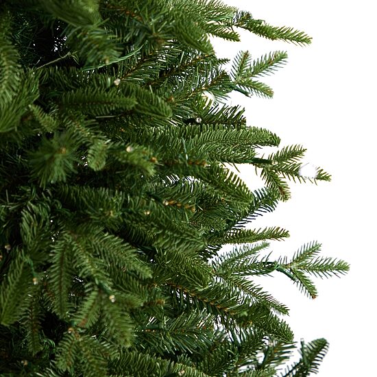 Nearly Natural Montreal Faux 6 Foot Pre-Lit Spruce Christmas Tree