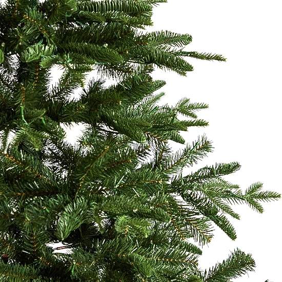 Nearly Natural Montreal Faux 7 Foot Pre-Lit Spruce Christmas Tree