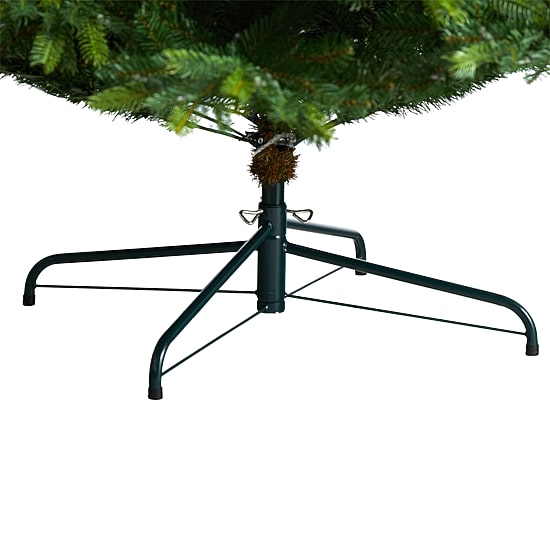 Nearly Natural Faux 9 Foot Pre-Lit Spruce Christmas Tree