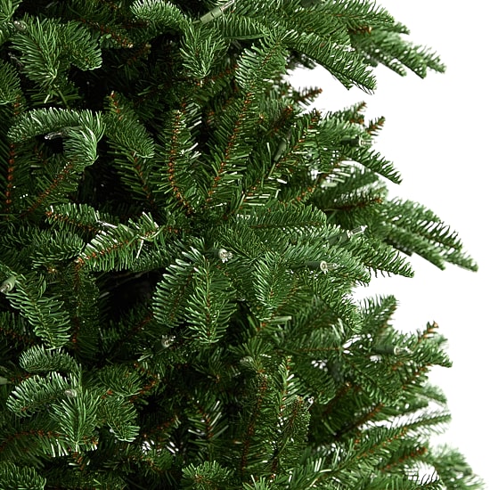 Nearly Natural Faux 9 Foot Pre-Lit Fir Christmas Tree