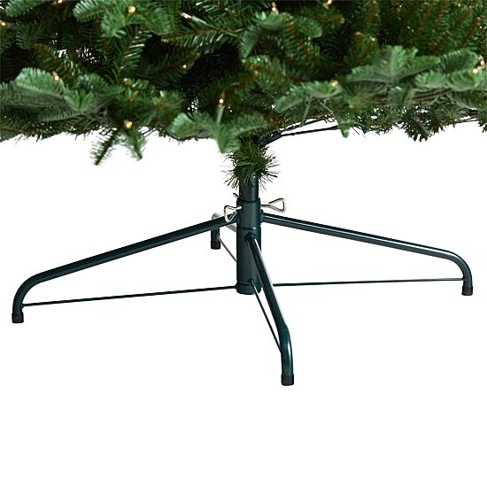 Nearly Natural Faux 9 Foot Pre-Lit Fir Christmas Tree