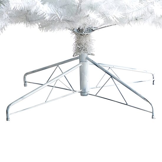 Nearly Natural White Faux 9 Foot Pre-Lit Christmas Tree