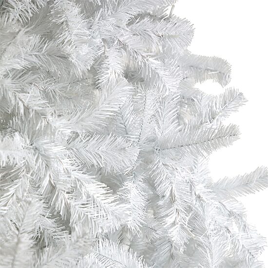 Nearly Natural White Faux 10 Foot Pre-Lit Christmas Tree