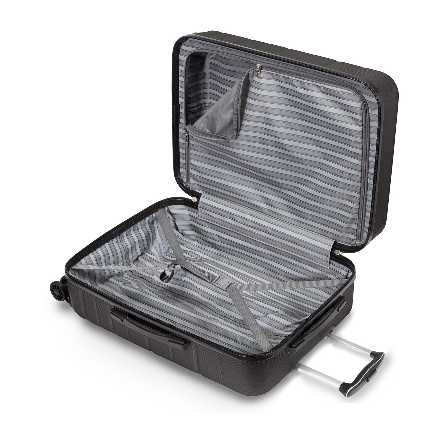 Skyway Everett Inch Hardside Lightweight Checked Spinner Luggage