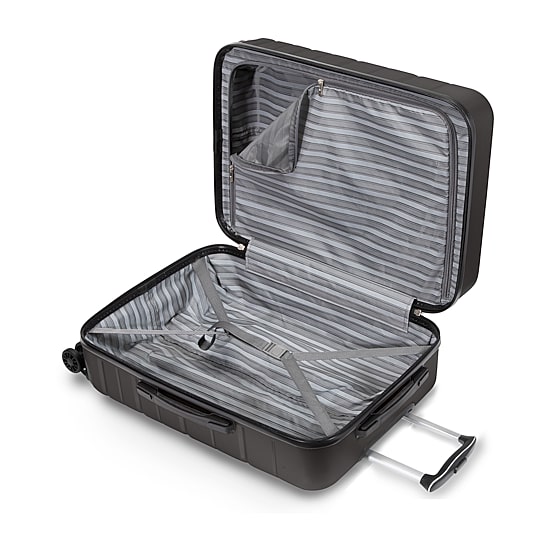 Skyway Everett 24 Inch Hardside Lightweight Checked Spinner Luggage