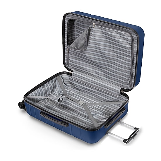 Skyway Everett 24 Inch Hardside Lightweight Checked Spinner Luggage