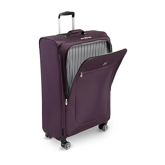 Skyway Everett 28 Inch Softside Lightweight Checked Spinner Luggage