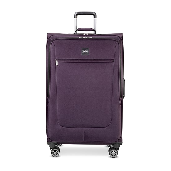 Skyway Everett 28 Inch Softside Lightweight Checked Spinner Luggage